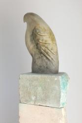 glass fossil bird 3